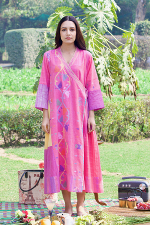  Pink angarkha dress