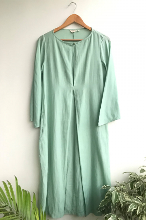 Green  organic cotton Fleur Dress