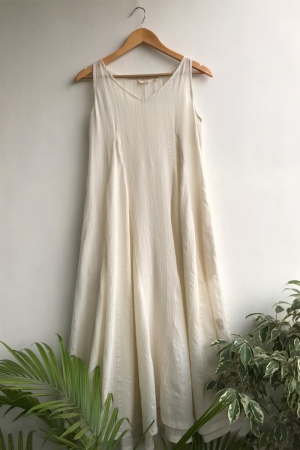 White  organic cotton Anna Dress