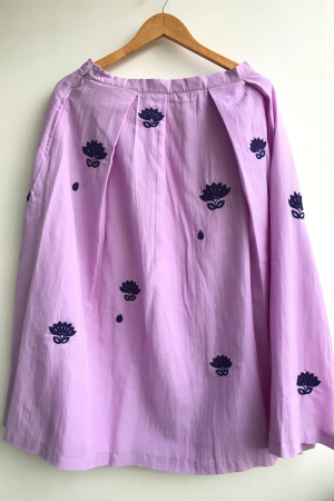 Lavender  organic cotton  Chloe Skirt