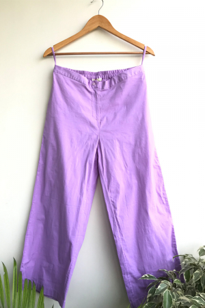 Lavender  cotton  Mindy Trousers