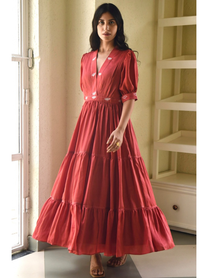 Sirma Satin Dress Collection (Ruby Red) | Um Anas - Islamic clothing,  Hijabs, Abaya's, Kaftans