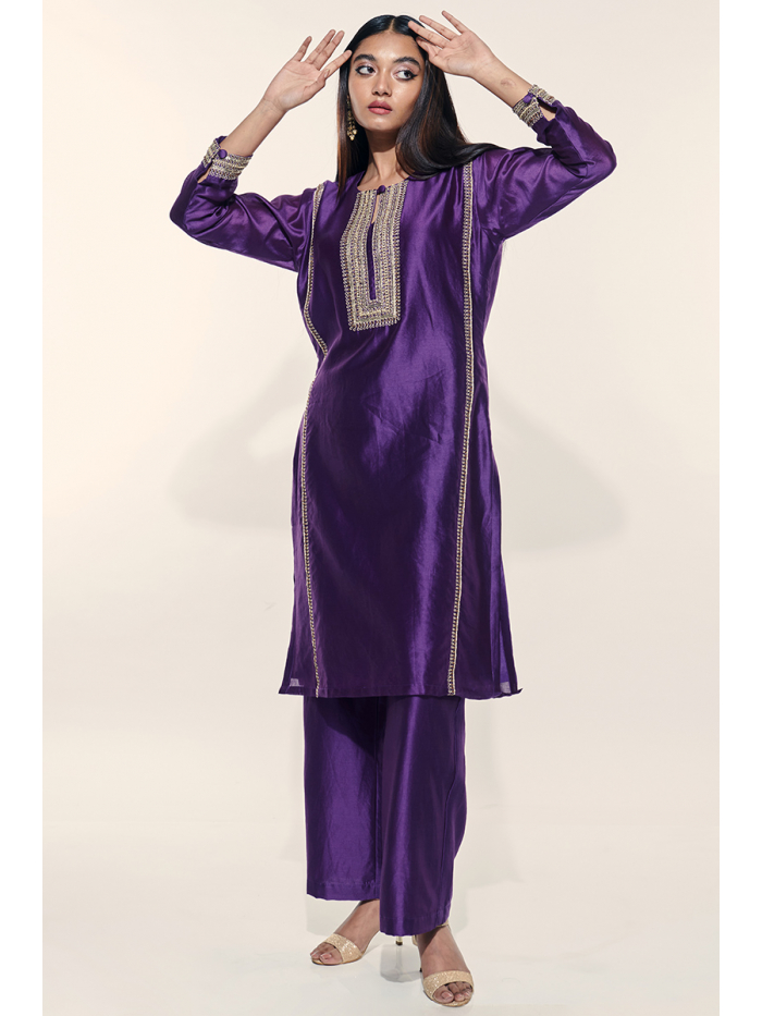 K-Liva-1 Kalpveli Rayon Silk Kurti Pant Set – Kavya Style Plus