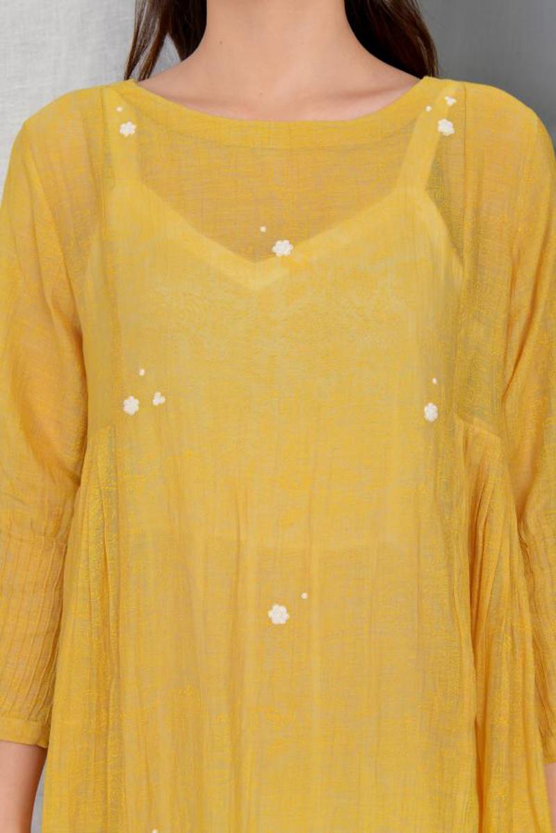 amber carter pleated silk overlay dress
