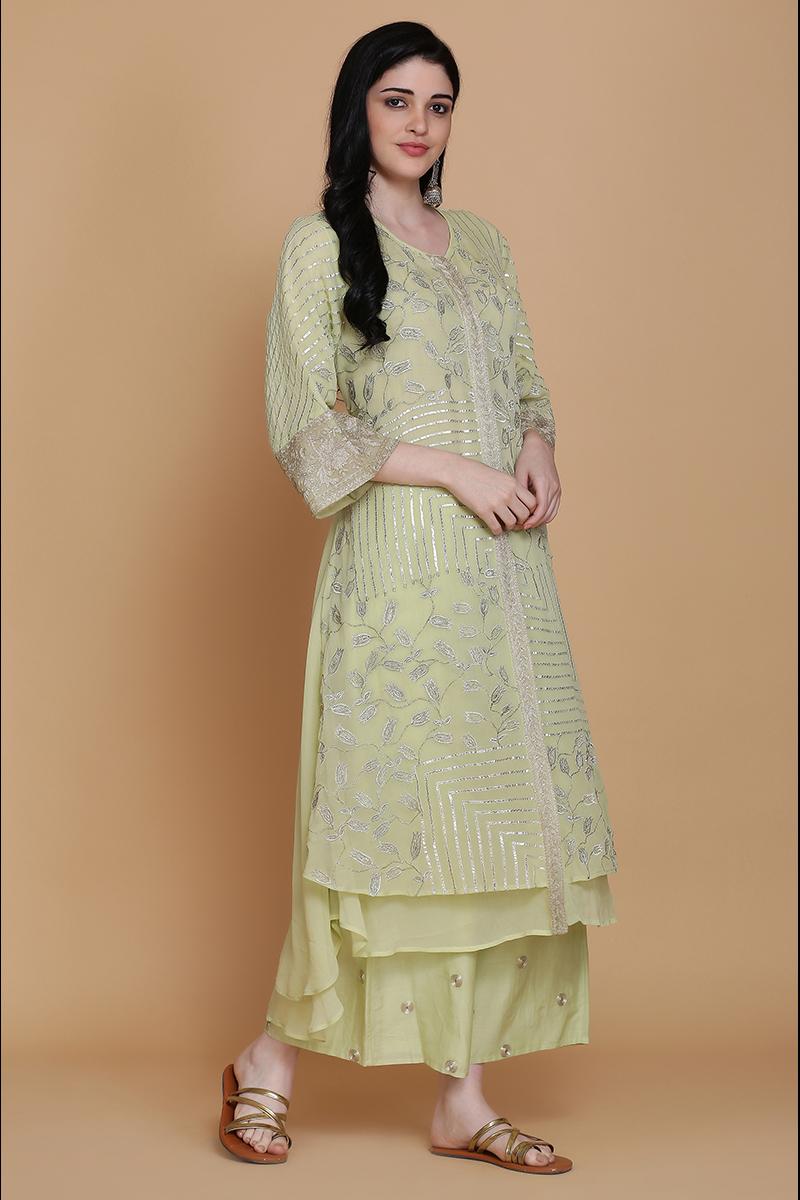 Double layer tunic with farshi