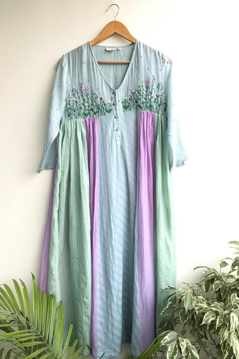Multicolor  organic cotton Bailey Dress
