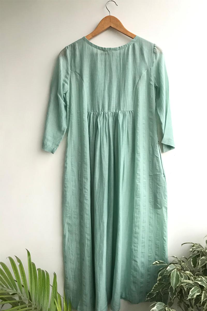 Green  organic cotton  Emma Dress