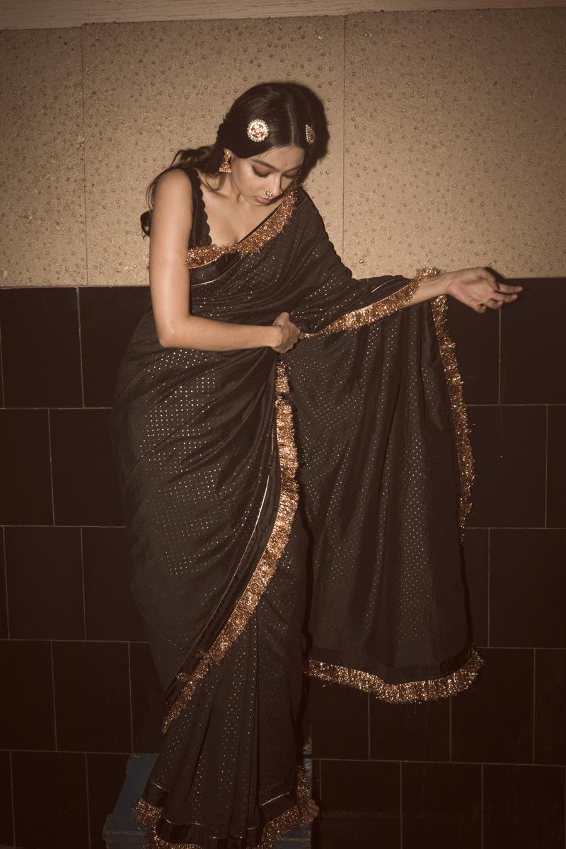 Handwoven Silk Saree with Blouse