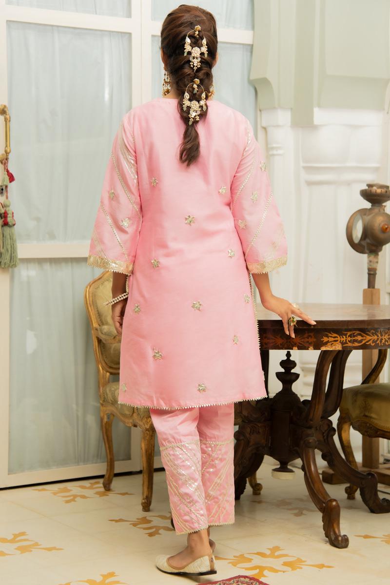 Noor Gulabari Gota Work Salwar Suit Set