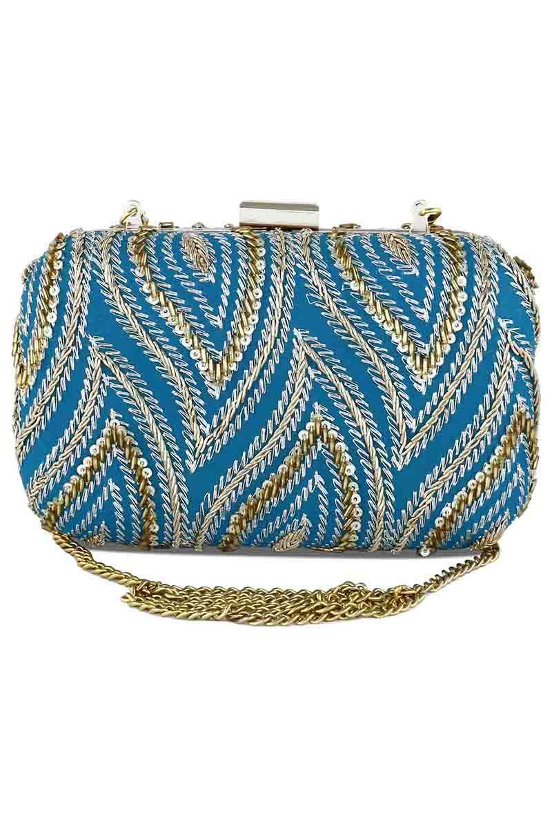 Teal Delight Clutch 
