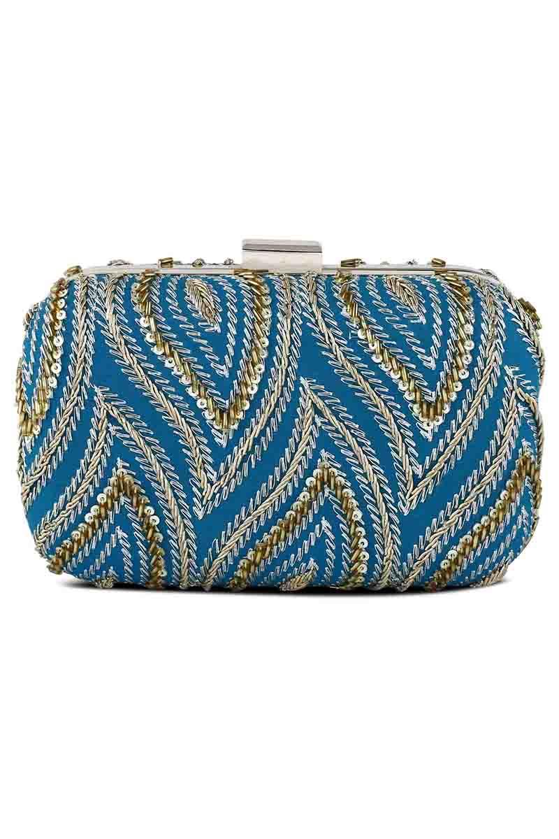 Teal Delight Clutch 