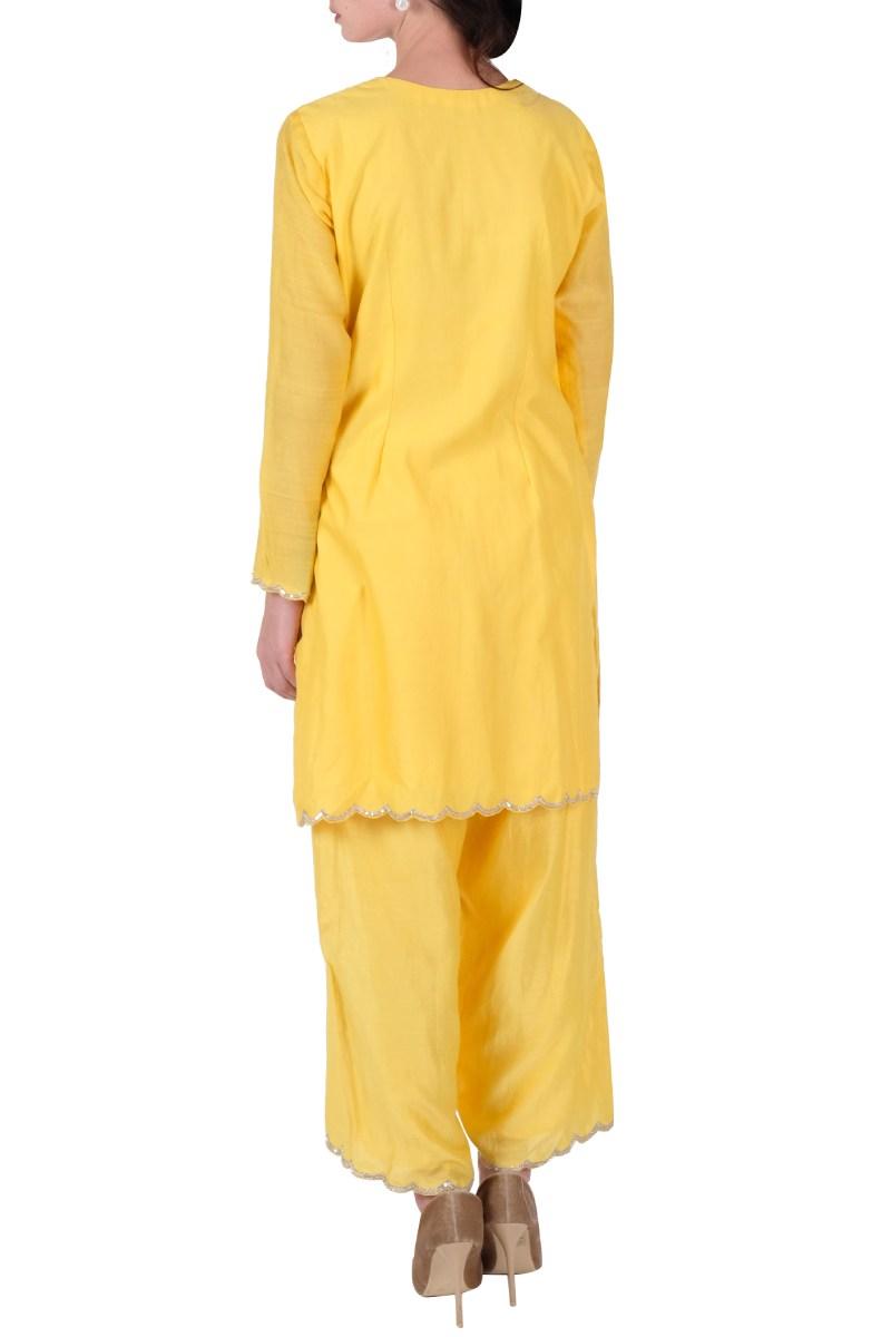 Yellow kurta set