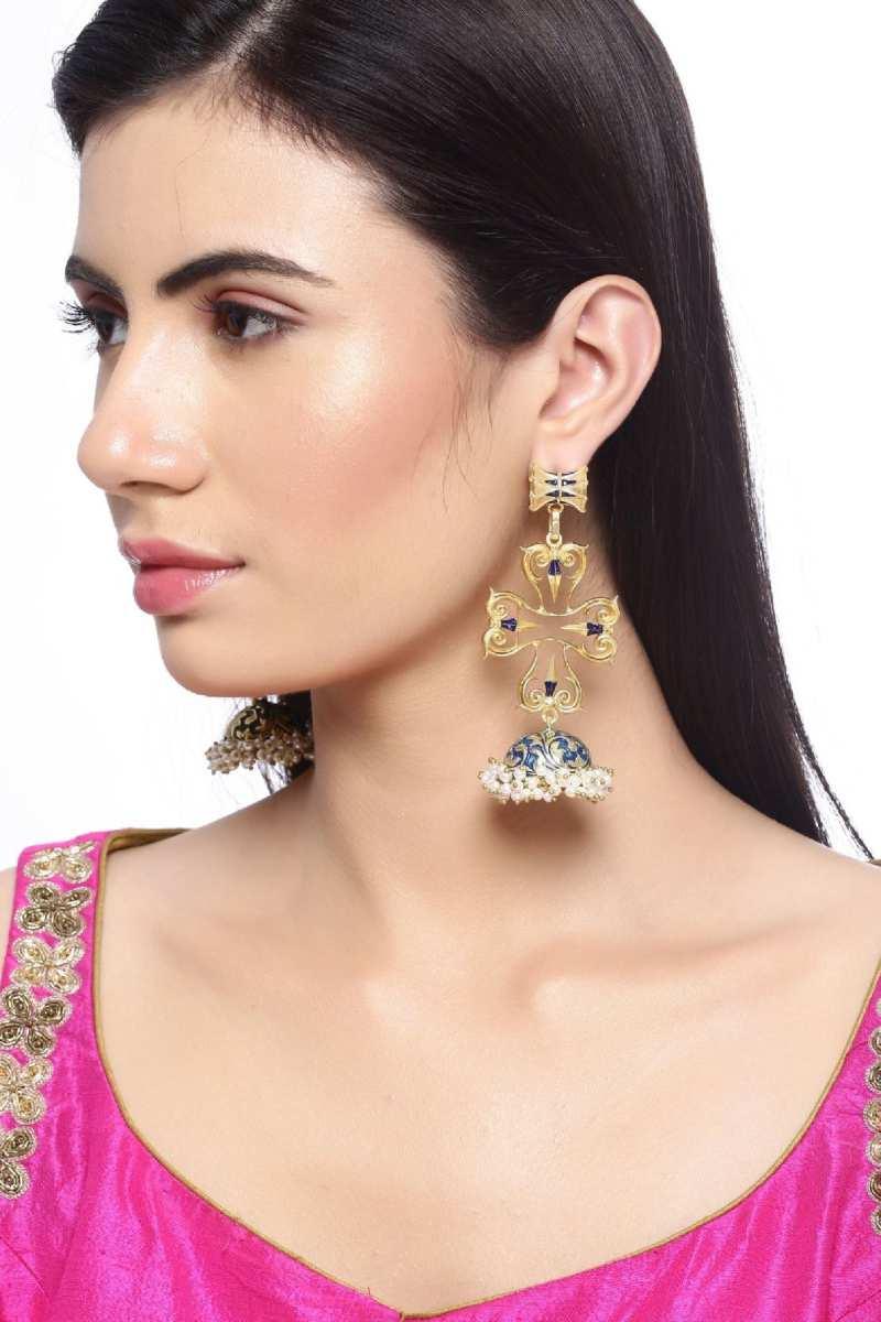 Queenly Charm Jhumkas
