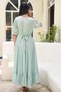 Tiffany Blue Banglori Silk Dress