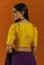 neel gulab saree and blouse (Set of 2)
