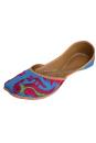 blue/pink purely parrot jutti