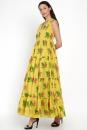 Yellow phool patti dress