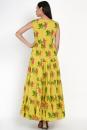 Yellow phool patti dress