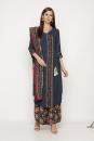 Printed kurta set with bright accents