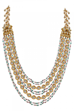Kundan Sidepiece Necklace