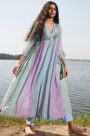 Multicolor  organic cotton Bailey Dress