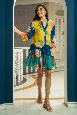 multi-color cotton omaja dress
